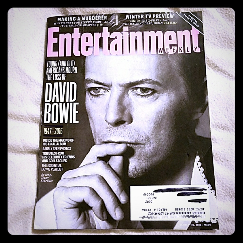 Entertainment Weekly RIP David Bowie